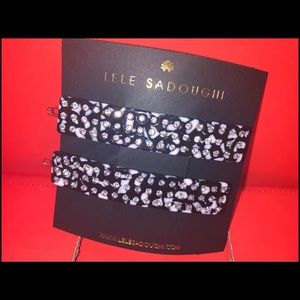 Designer crystal barrettes, 2